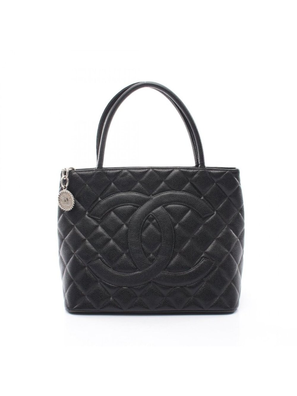 Chanel Tote Reissue Black Caviar Leather
